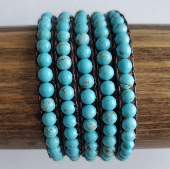 Jewelry - Turquoise wrap Bracelet